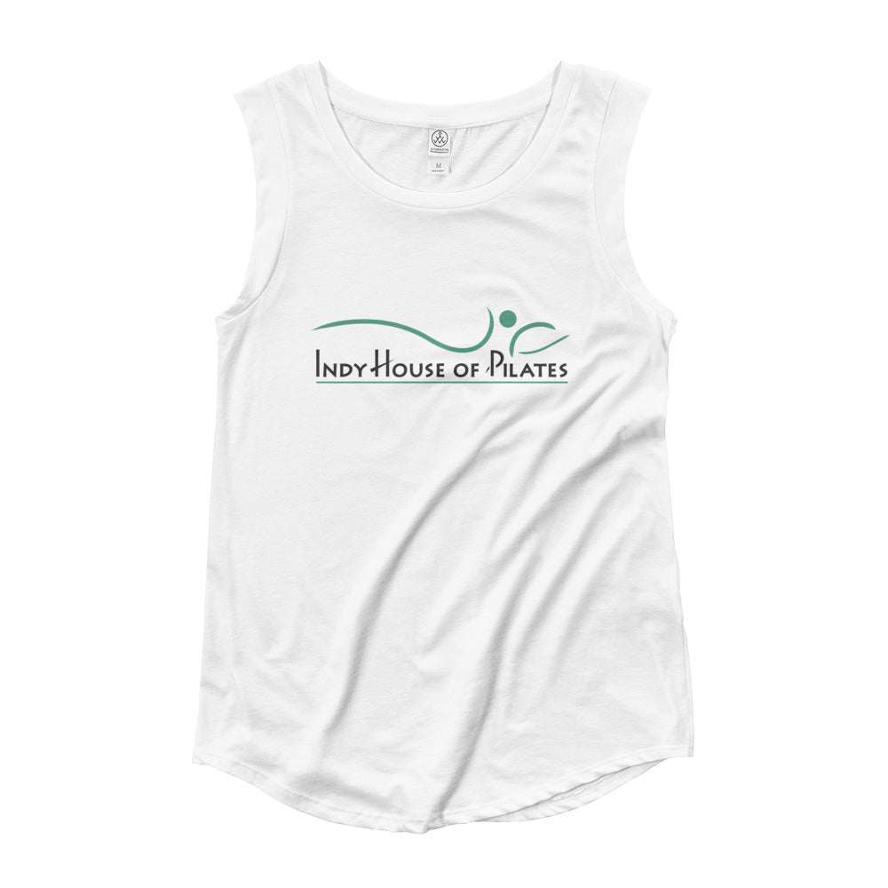 Indy House Of Pilates-Instructor Ladies’ Cap Sleeve T-Shirt