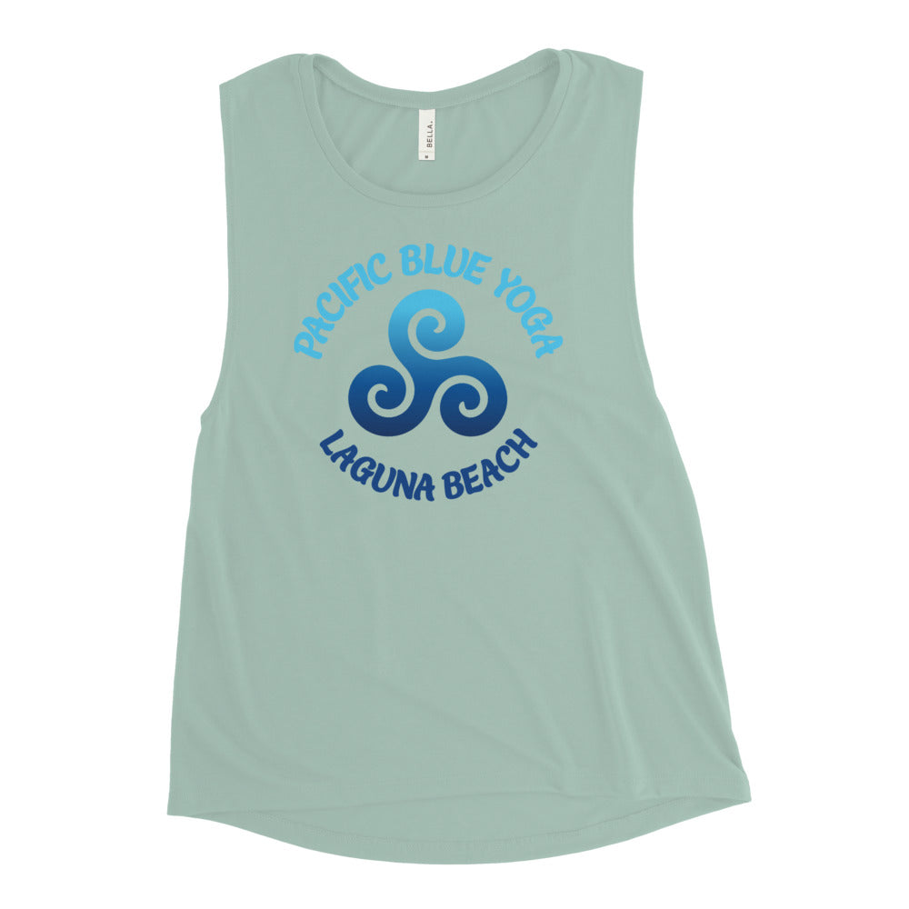 Pacific Blue Yoga-Ladies’ Muscle Tank