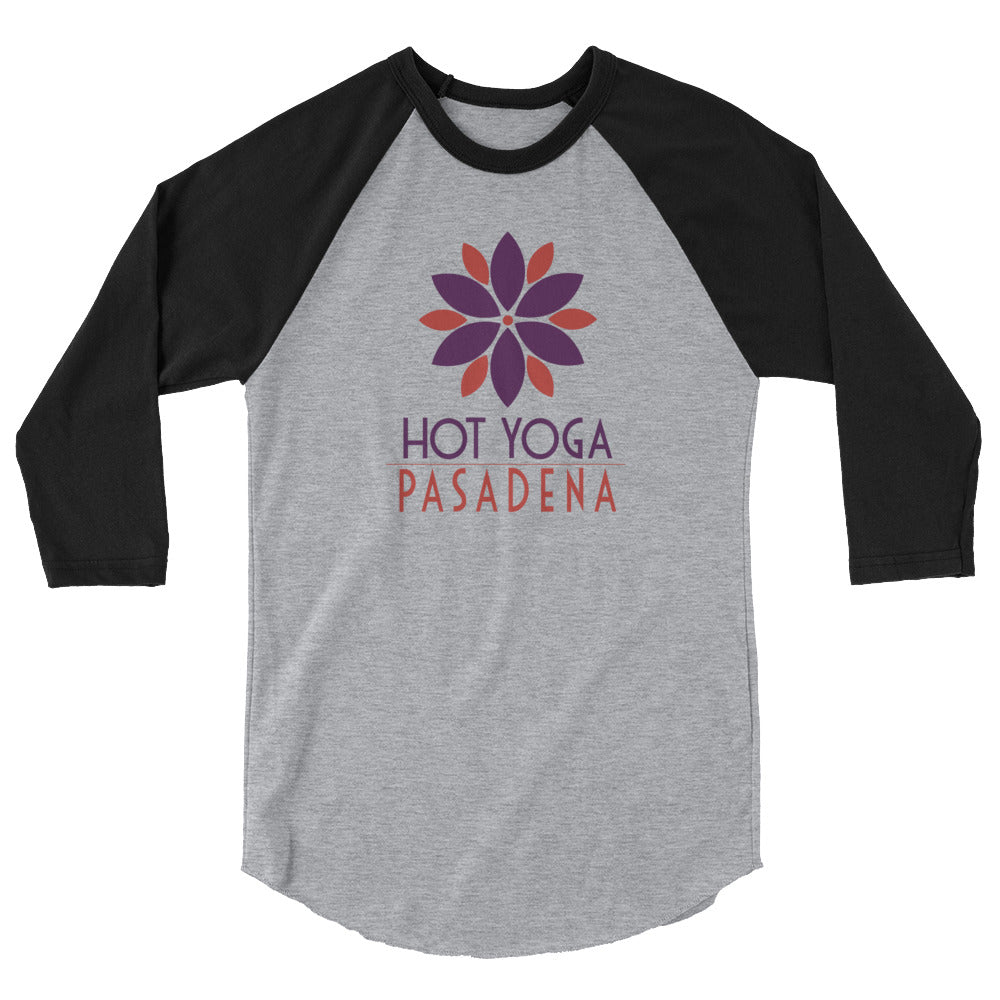 Hot Yoga Pasadena-3/4 sleeve raglan shirt