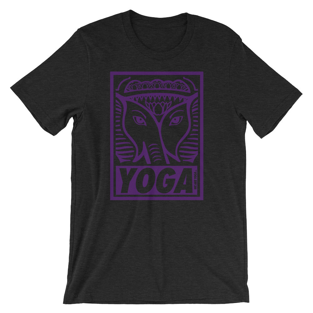 Black + Purple Stamp Team Tee
