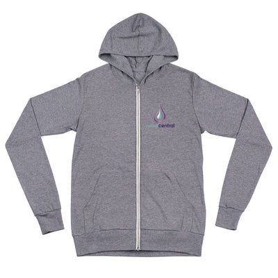 Sweat Central-Unisex zip hoodie