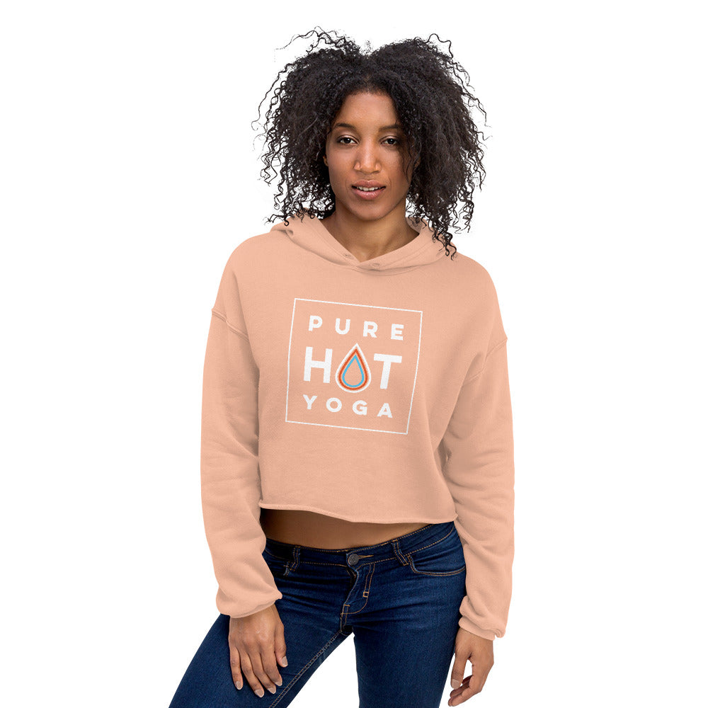 Pure Hot Yoga St. Louis-Crop Hoodie