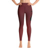 True Yoga Vermont-Leggings DTL Red