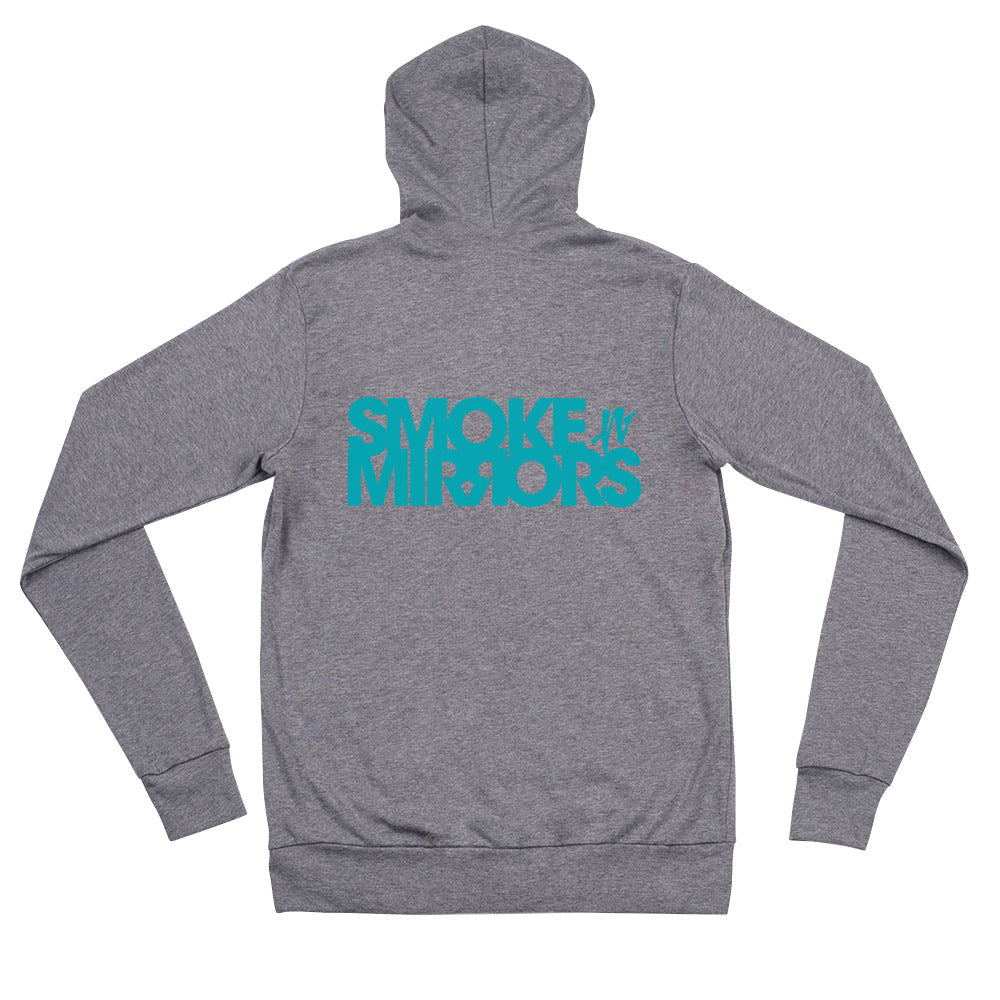 Smoke & Mirrors Fitness-Lightweight zip hoodie