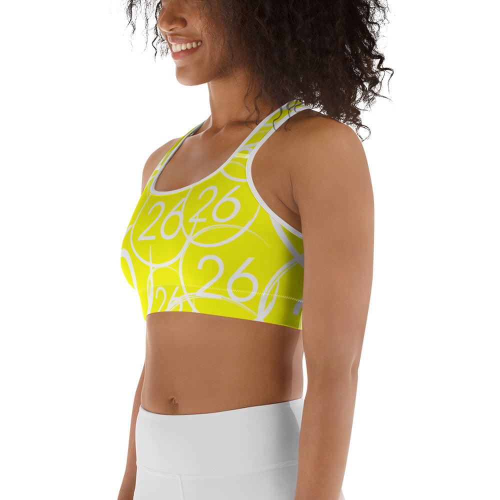 Turbo26-Sports Bra Yellow 26