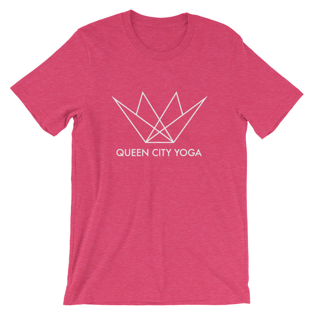 Queen City Yoga-Short - Sleeve Unisex T-Shirt