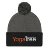 Yoga Tree-Pom Pom Knit Cap