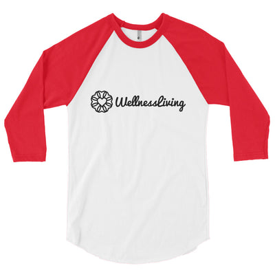 Wellness Living-3/4 sleeve raglan shirt