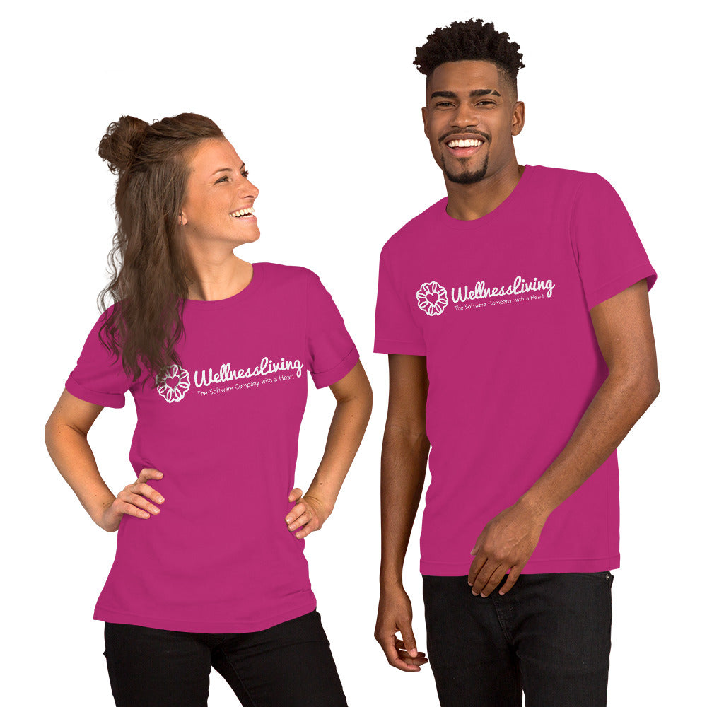 Wellness Living Slogan-Short-Sleeve Unisex T-Shirt