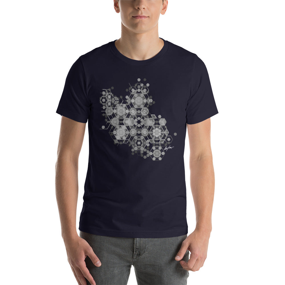 ZEB Yoga Tattoo Dark-Short-Sleeve Unisex T-Shirt