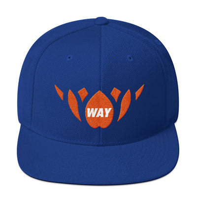 Blue & Orange-Snapback Hat