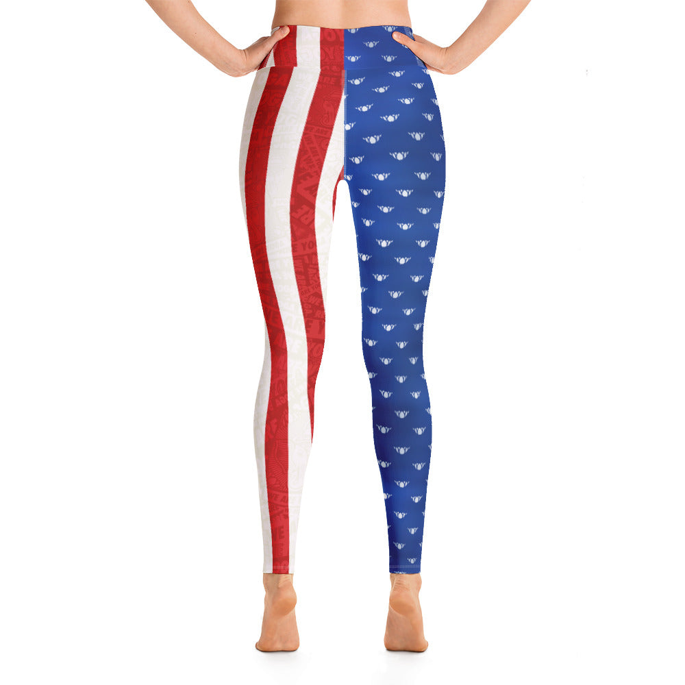 USWAY-High waisted ladies athletic leggings