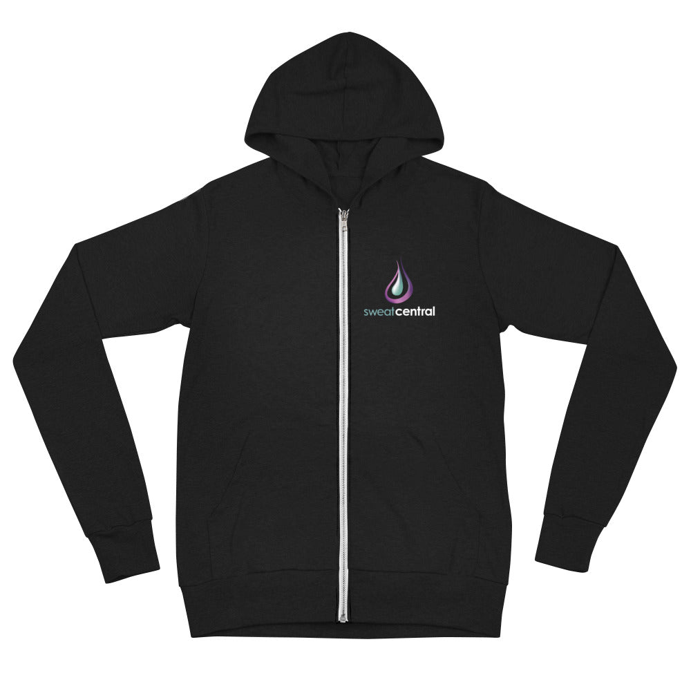 Sweat Central-Unisex zip hoodie