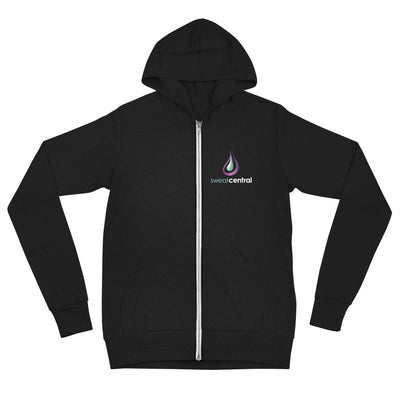 Sweat Central-Unisex zip hoodie