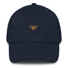 Navy & Gold Lotus-Club hat