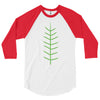 Yoga East Austin GREEN TREE-3/4 sleeve raglan shirt