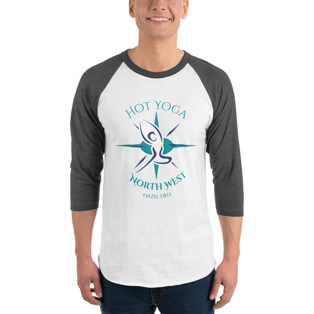 Hot Yoga North West -  Unisex 3/4 Sleeve Raglan Shirt