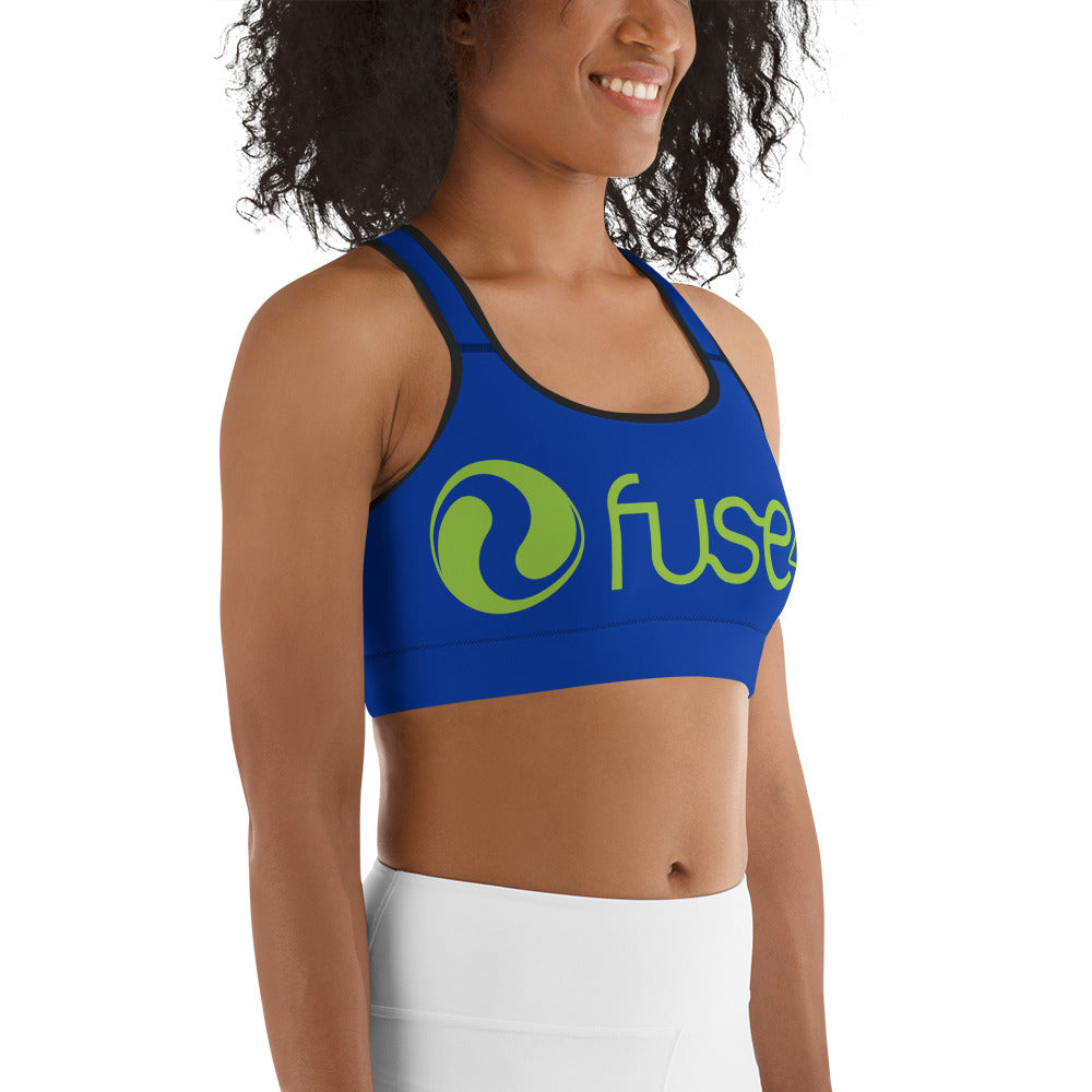 Fuse45-Blue Sports Bra