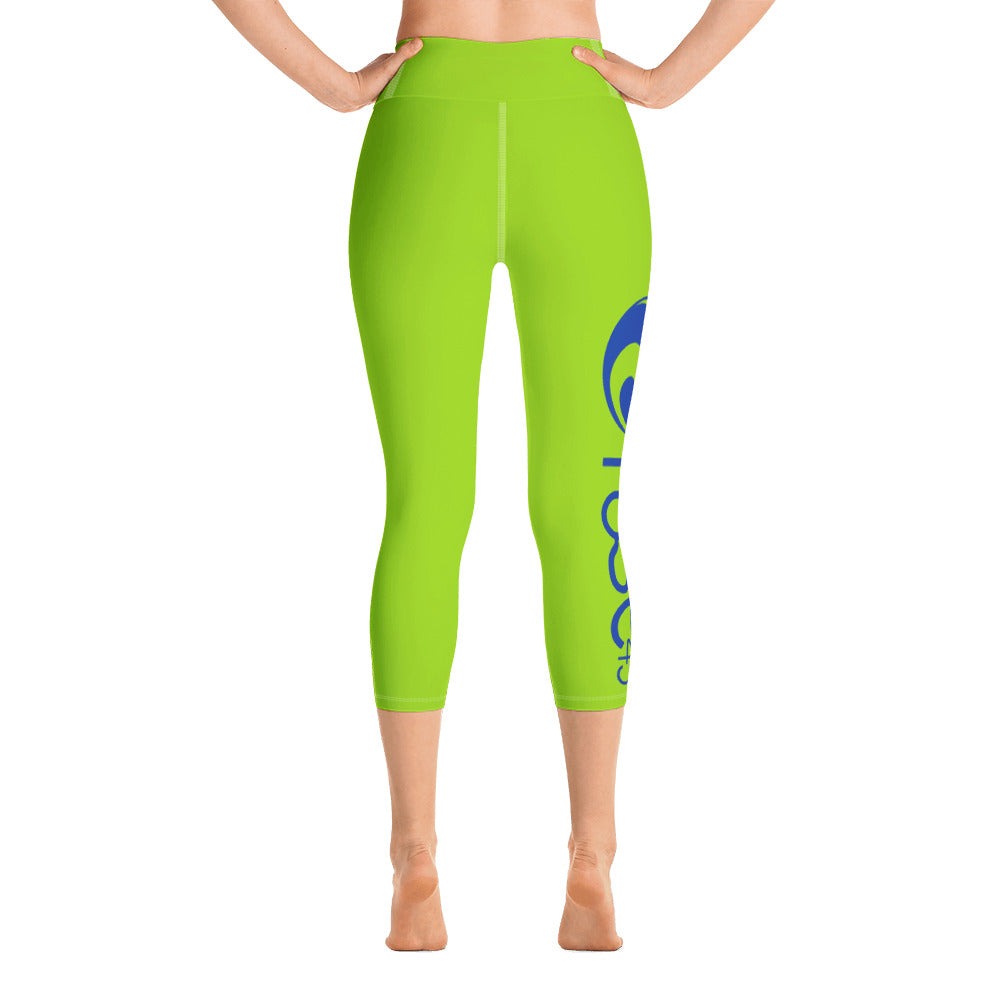 Fuse45-Green Capri Leggings