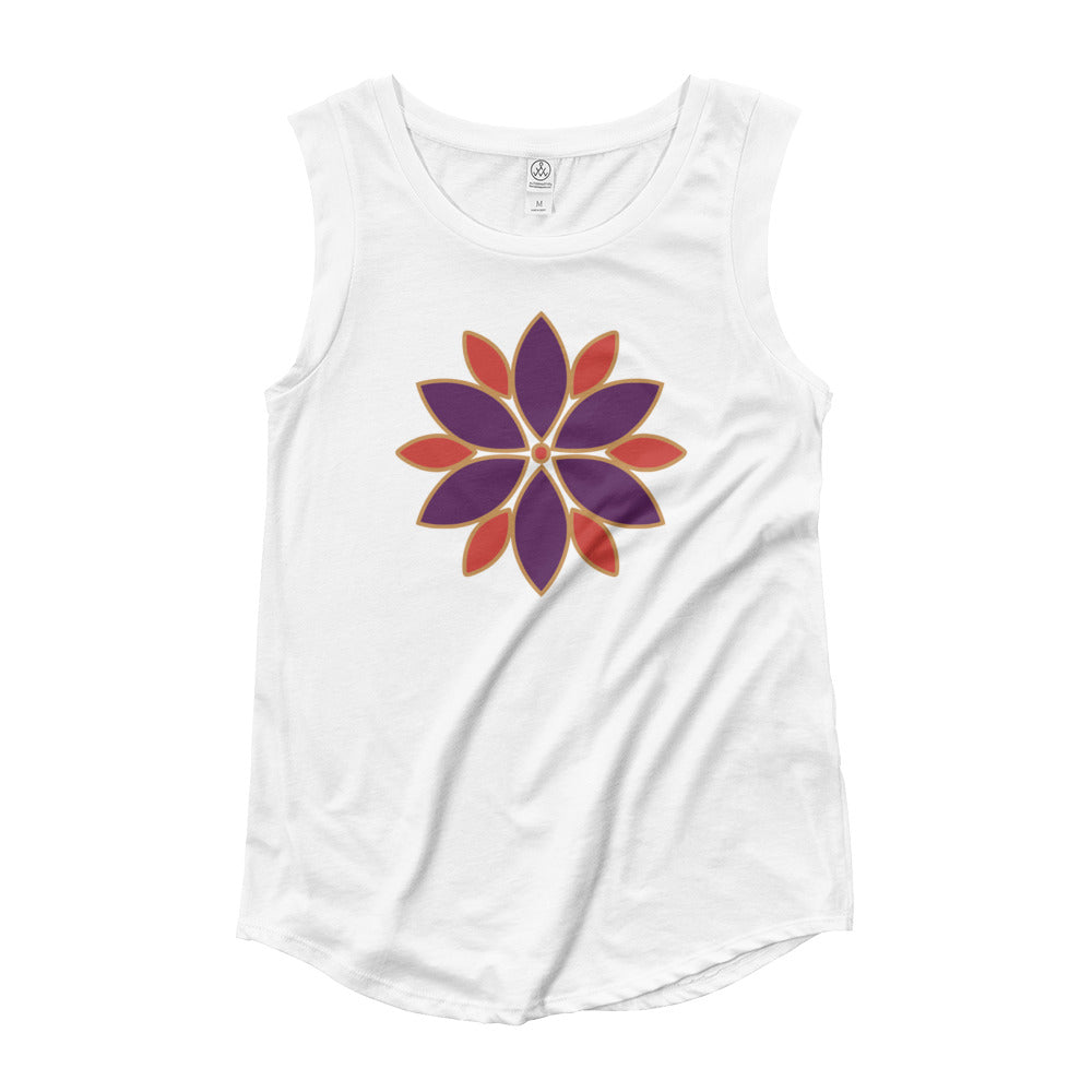 Hot Yoga Pasadena-Ladies’ Cap Sleeve T-Shirt