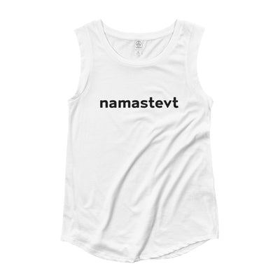True Yoga Vermont-NamasteVT Ladies’ Cap Sleeve T-Shirt