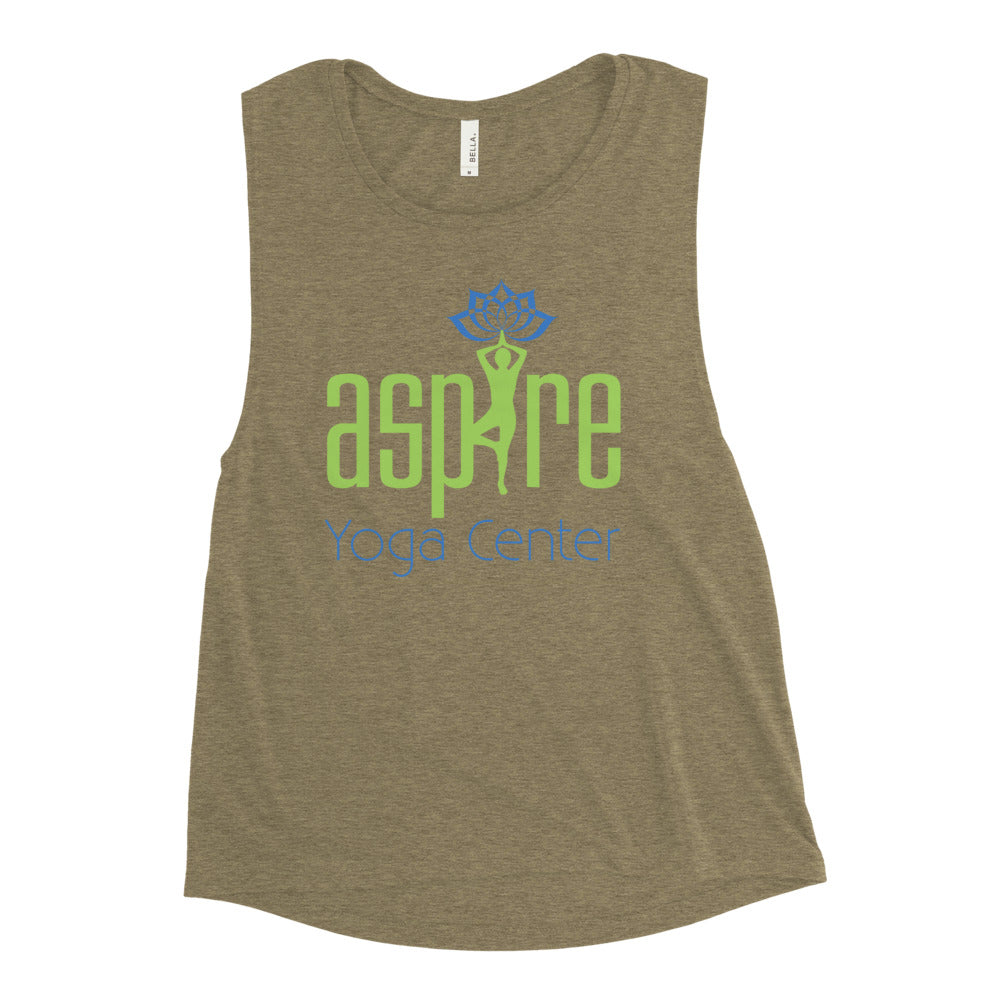 Aspire Yoga Center-Ladies’ Muscle Tank
