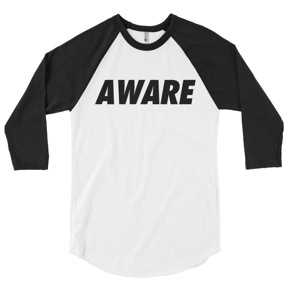 AWARE-3/4 sleeve raglan shirt