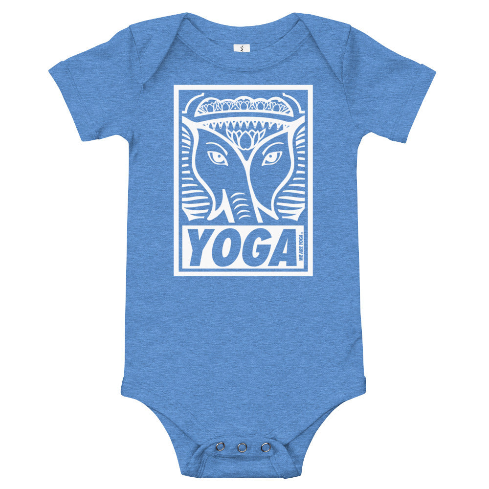 Yoga Stamp Onesie