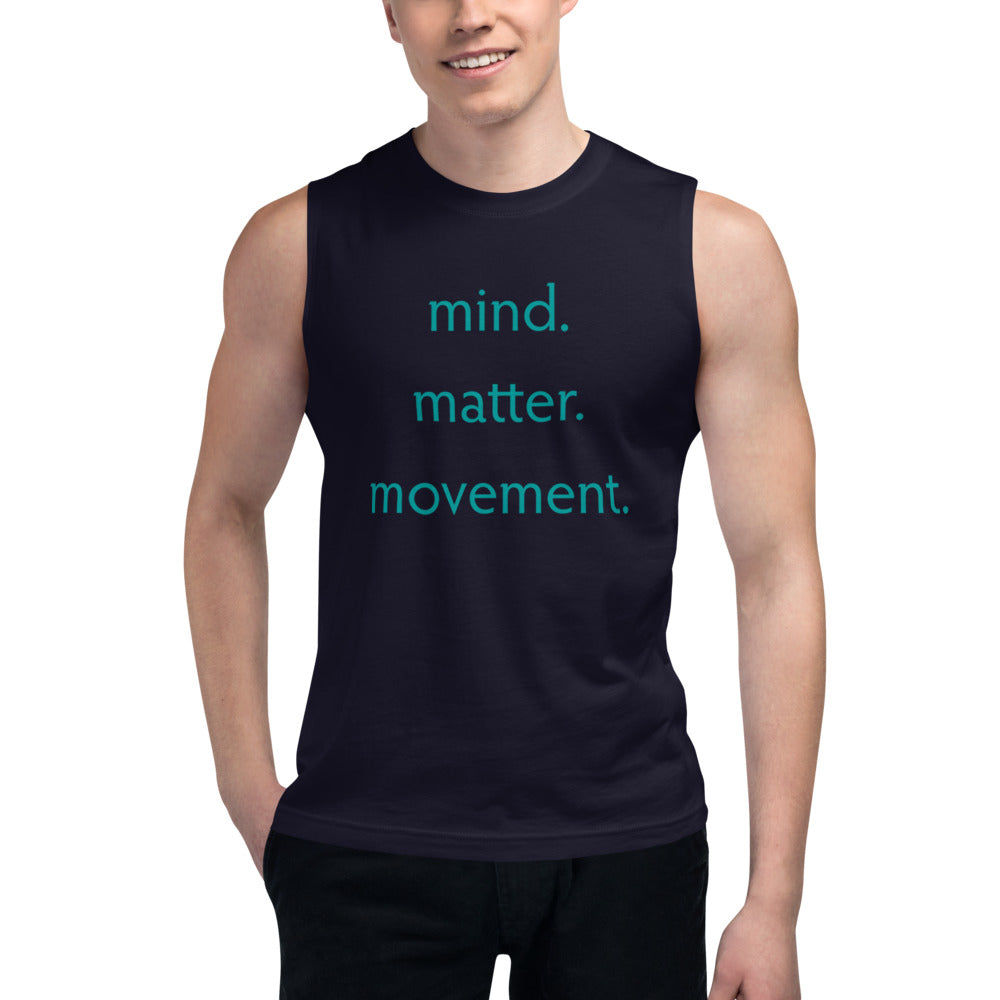 M3Yoga-MMM Back Logo-Men's Muscle Shirt