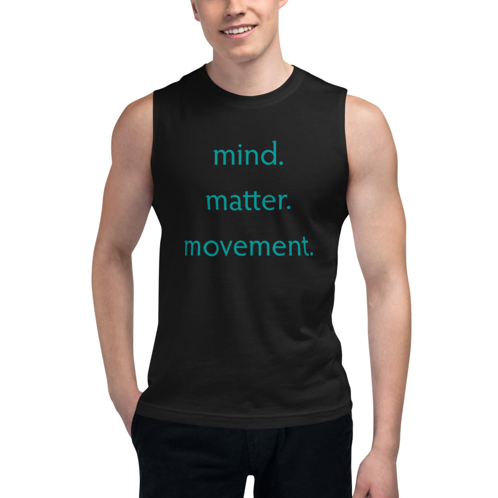 M3Yoga-MMM Back Logo-Men's Muscle Shirt