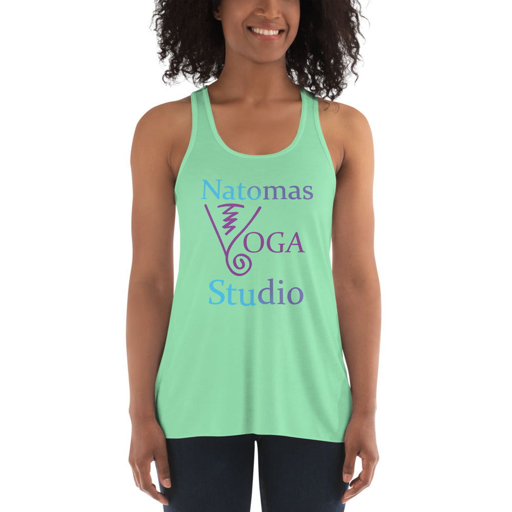 Natomas Yoga Studio-Women's Flowy Racerback Tank