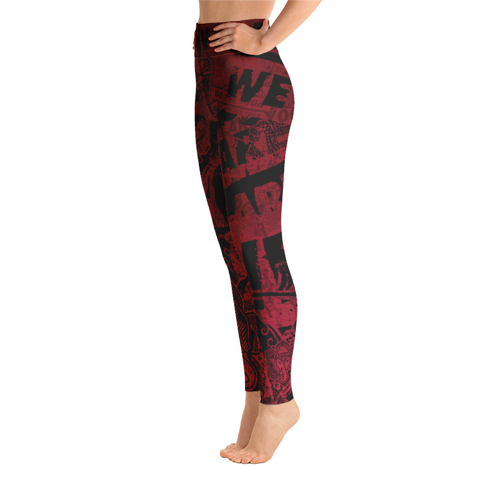 WAYdecay RED f1 Yoga Leggings