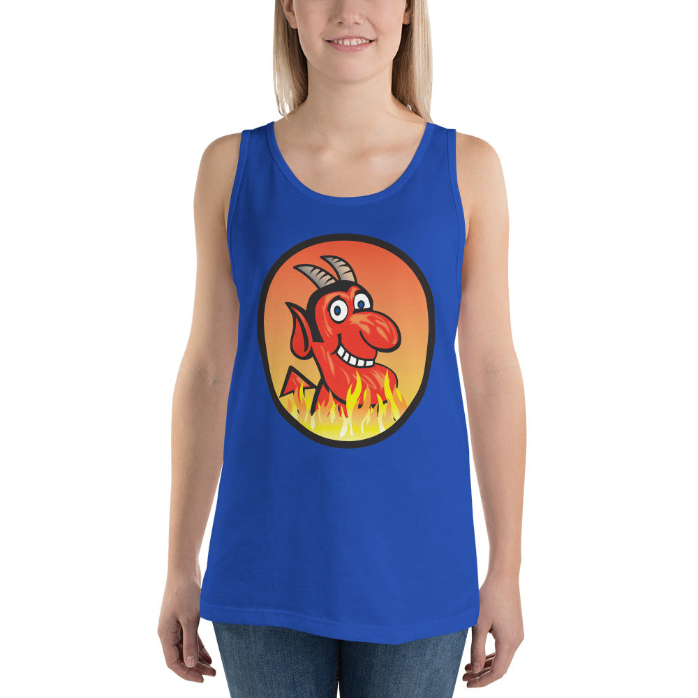 Yoga Hell Devil-Unisex  Tank Top
