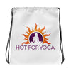 Hot For Yoga-Drawstring bag