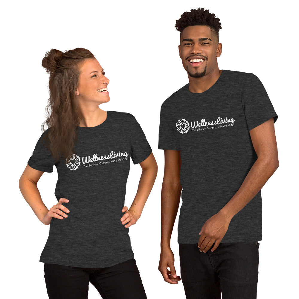 Wellness Living Slogan-Short-Sleeve Unisex T-Shirt