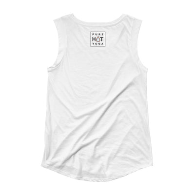 Pure Hot Yoga St. Louis-Ladies’ Cap Sleeve T-Shirt