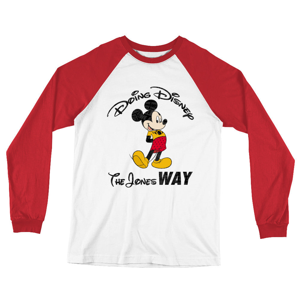 Jones' Disney Long Sleeve Raglan