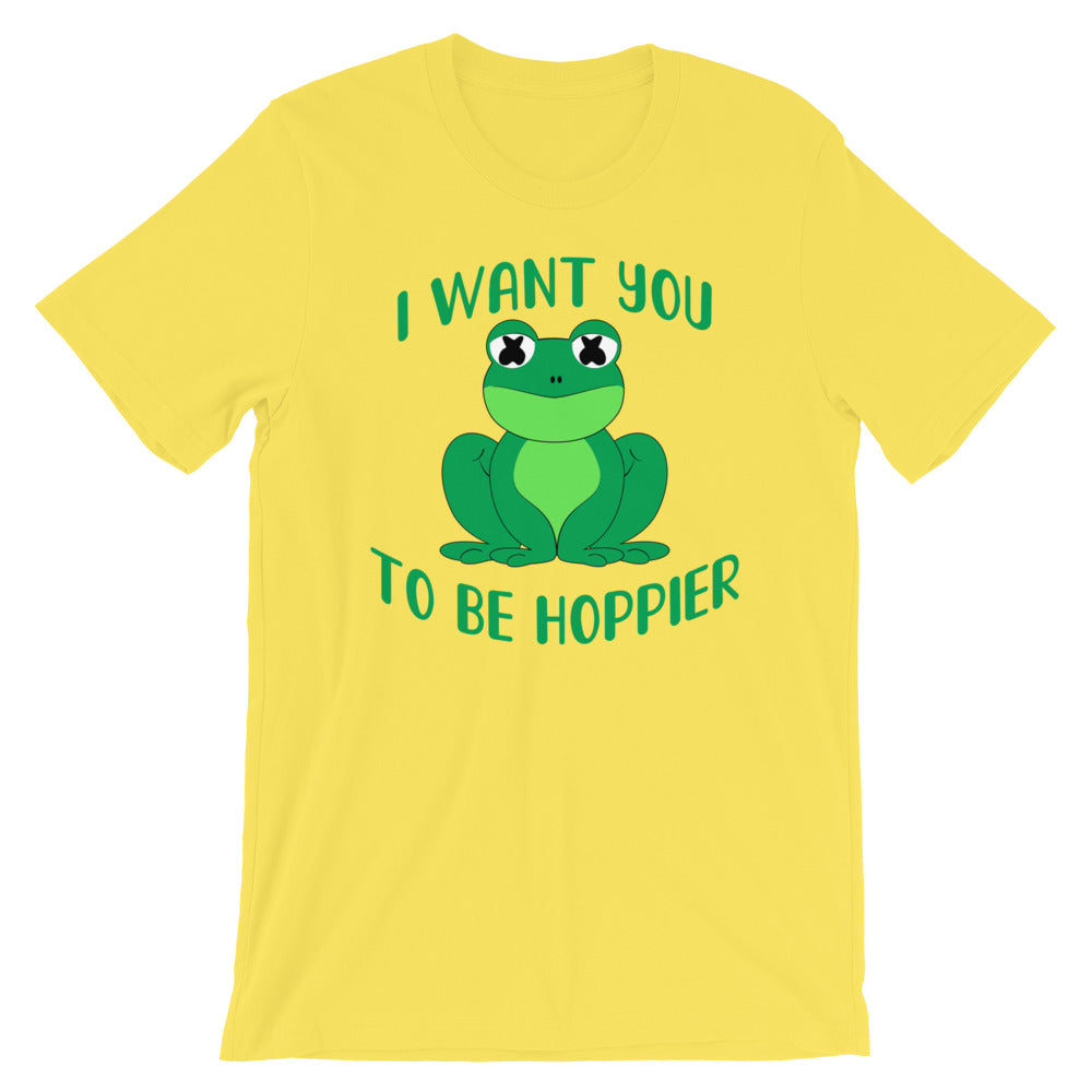 HOPPIER-Short-Sleeve Unisex T-Shirt