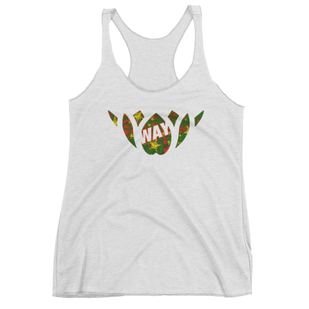 Rasta Lotus Tri-Blend Women's Tank