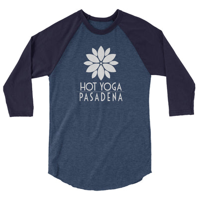 Hot Yoga Pasadena-3/4 sleeve raglan shirt