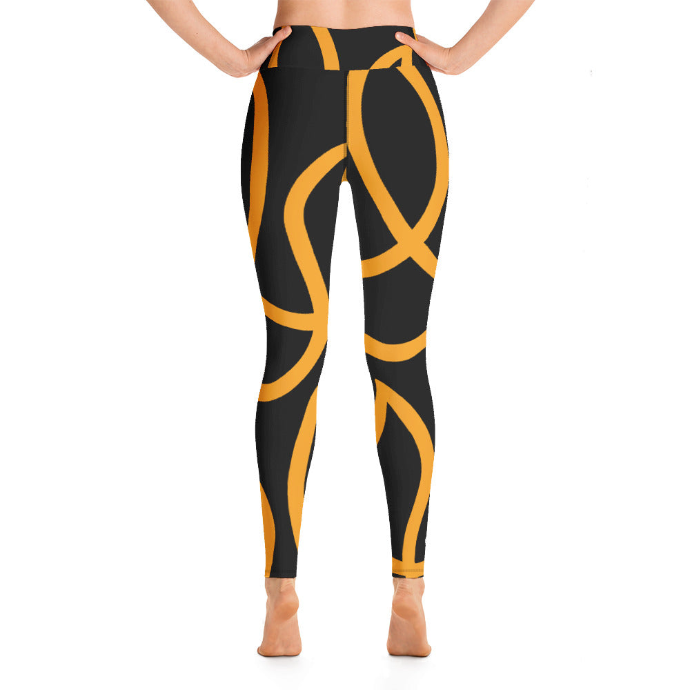 Original Hot Yoga Traverse City-Big Flame Leggings