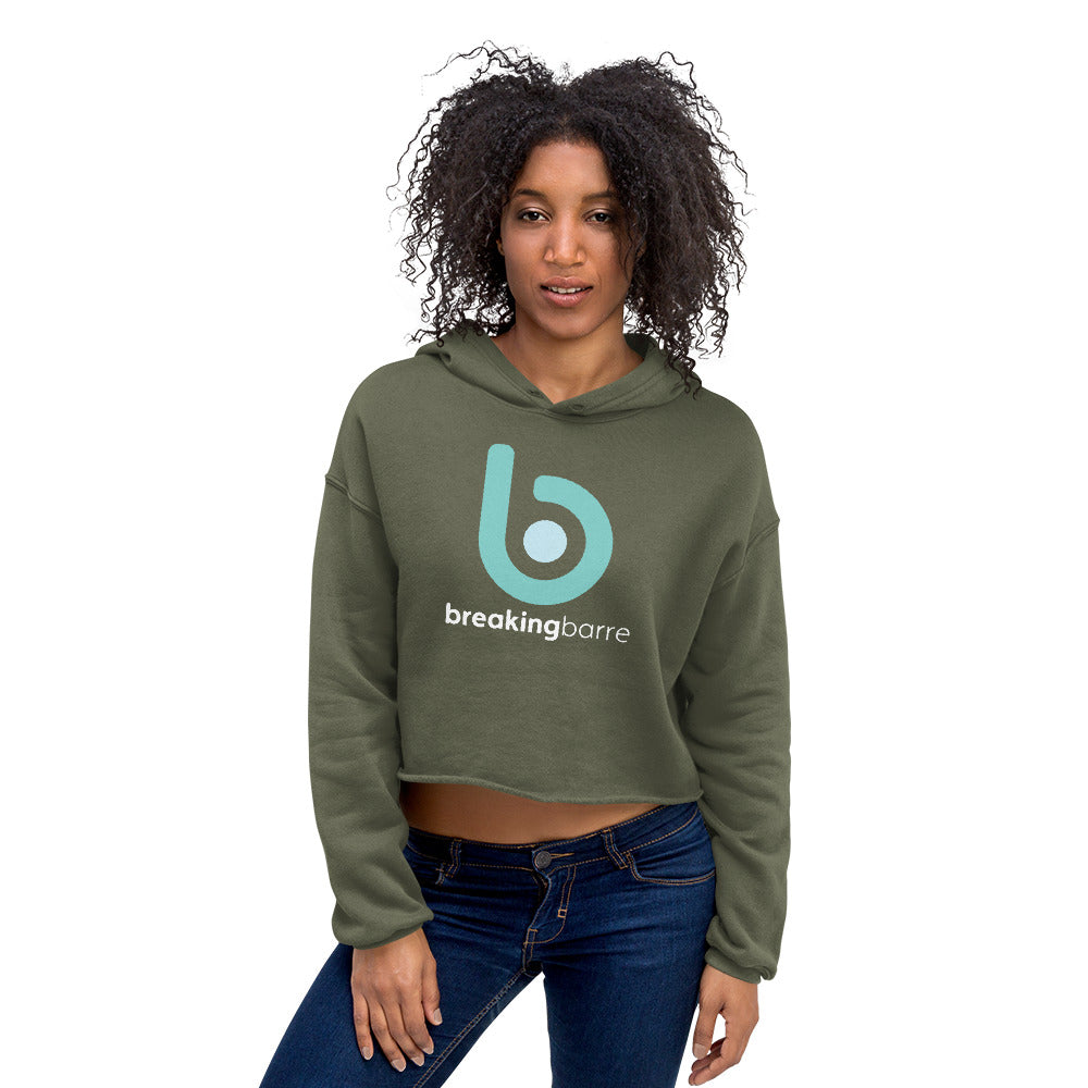 Breaking Barre-Crop Hoodie