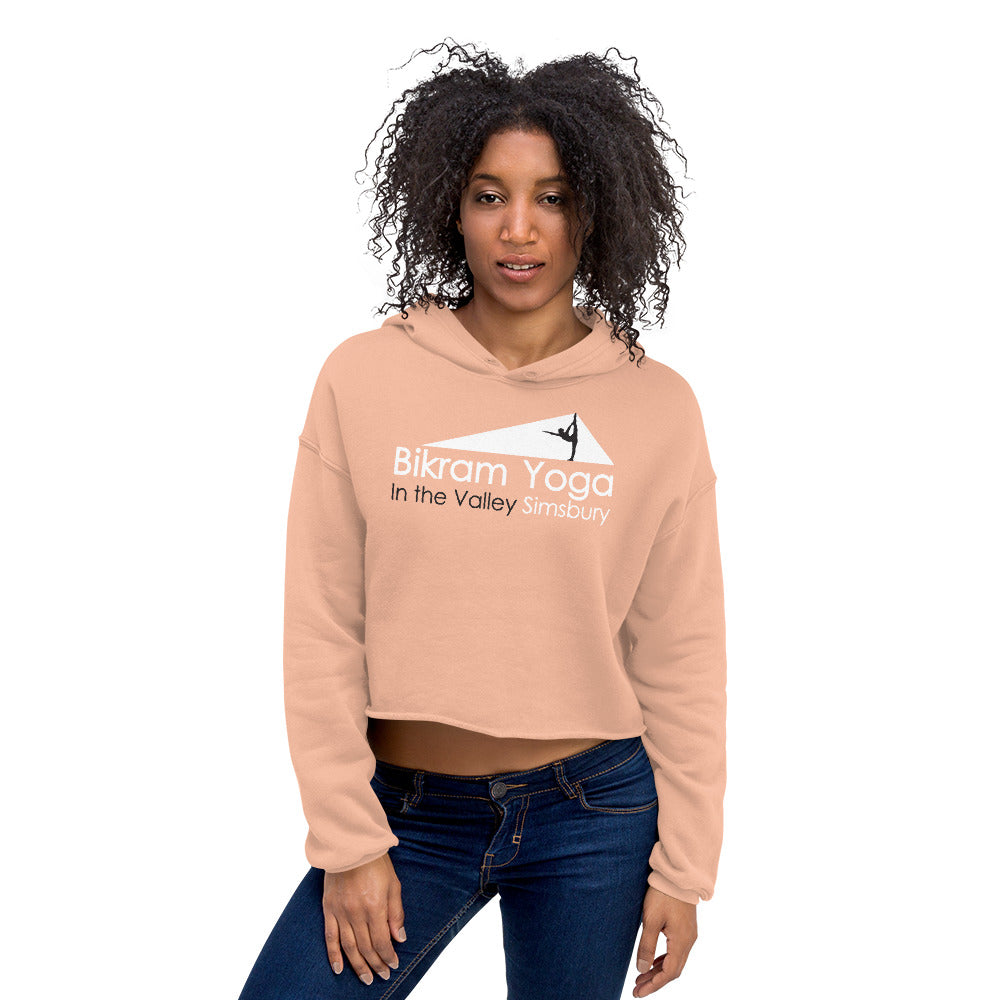 Bikram Yoga Simsbury-Crop Hoodie