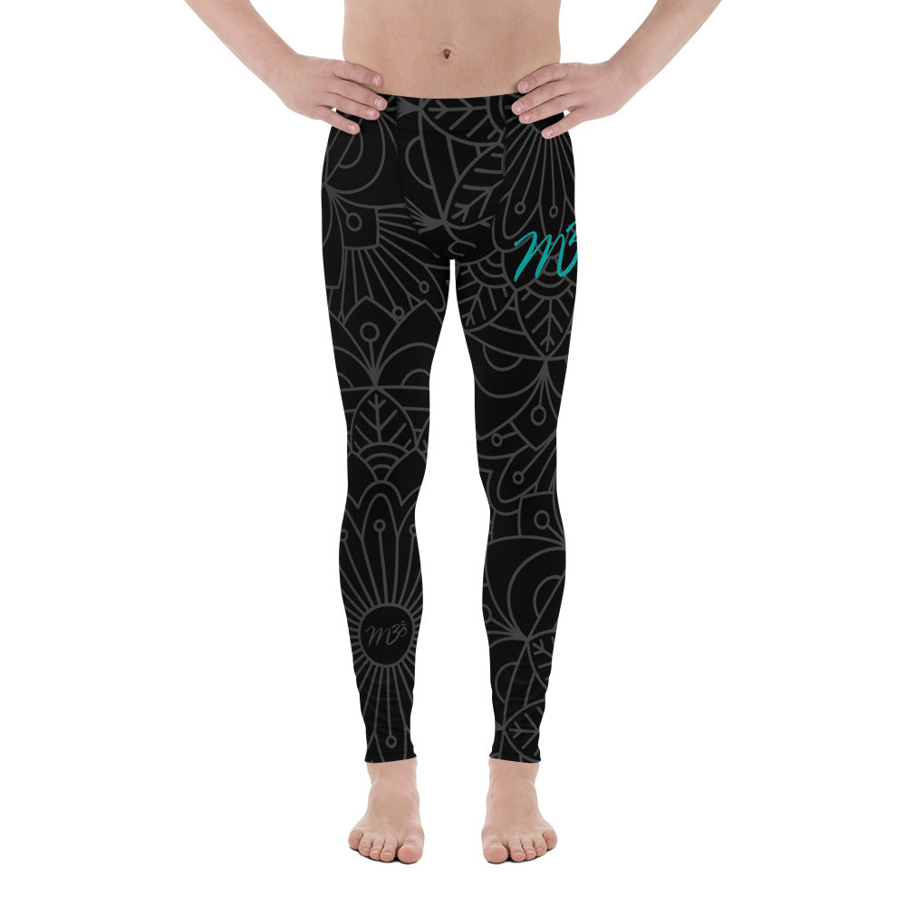M3Yoga-Pattern Men's Leggings 2