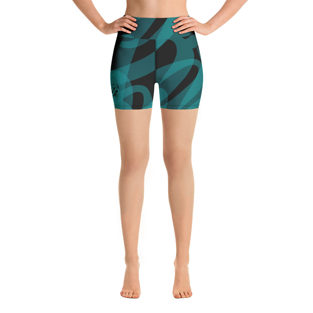 M3 Yoga-Big Logo Yoga Shorts