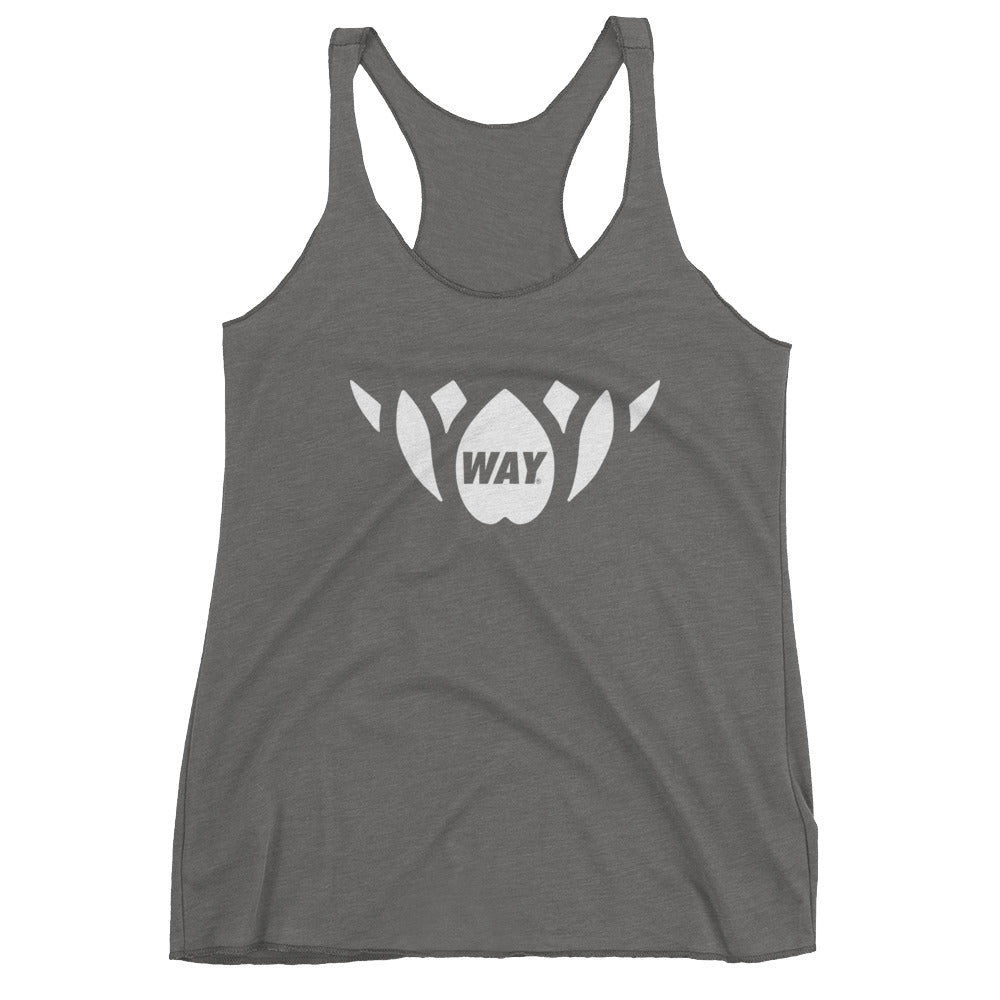Classic WAYlotus Racerback Tank-White