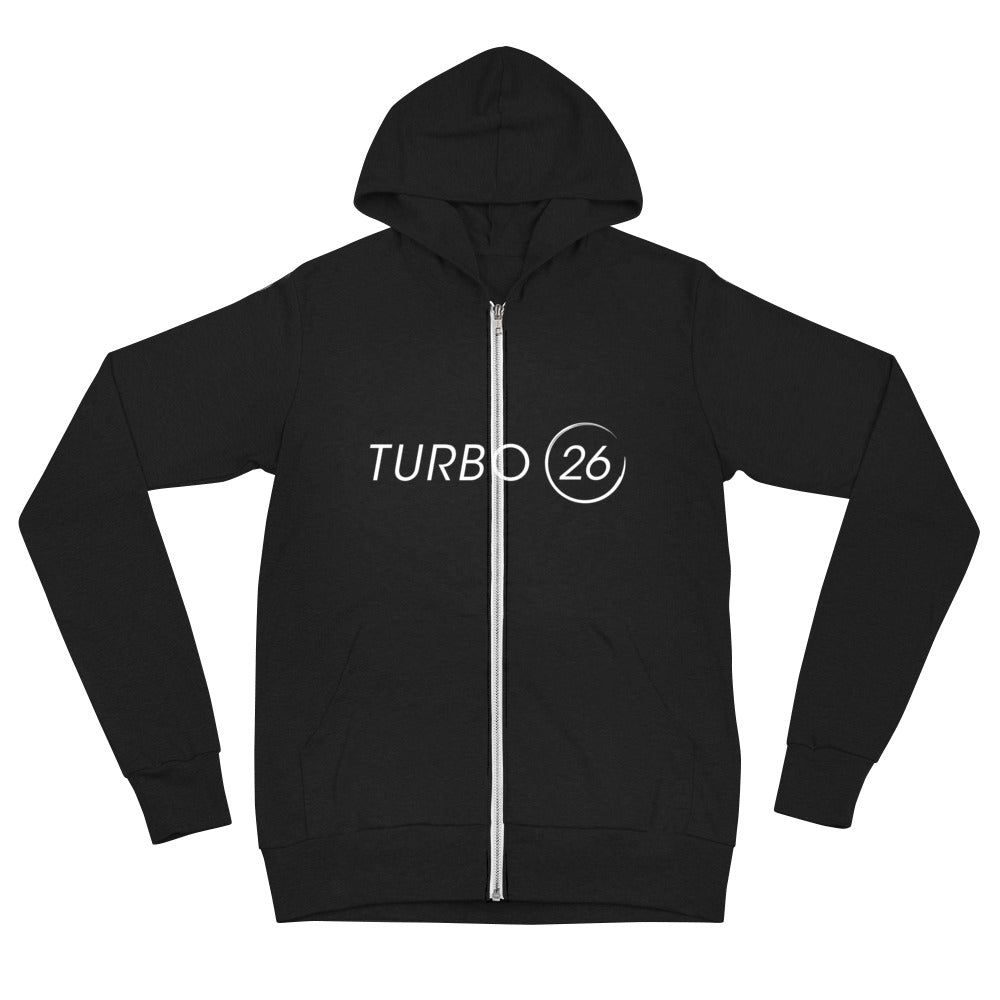 Turbo26-Unisex Zip Hoodie