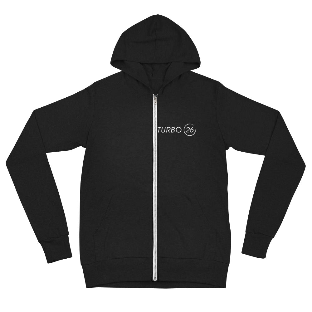 Turbo26-Unisex Zip Hoodie