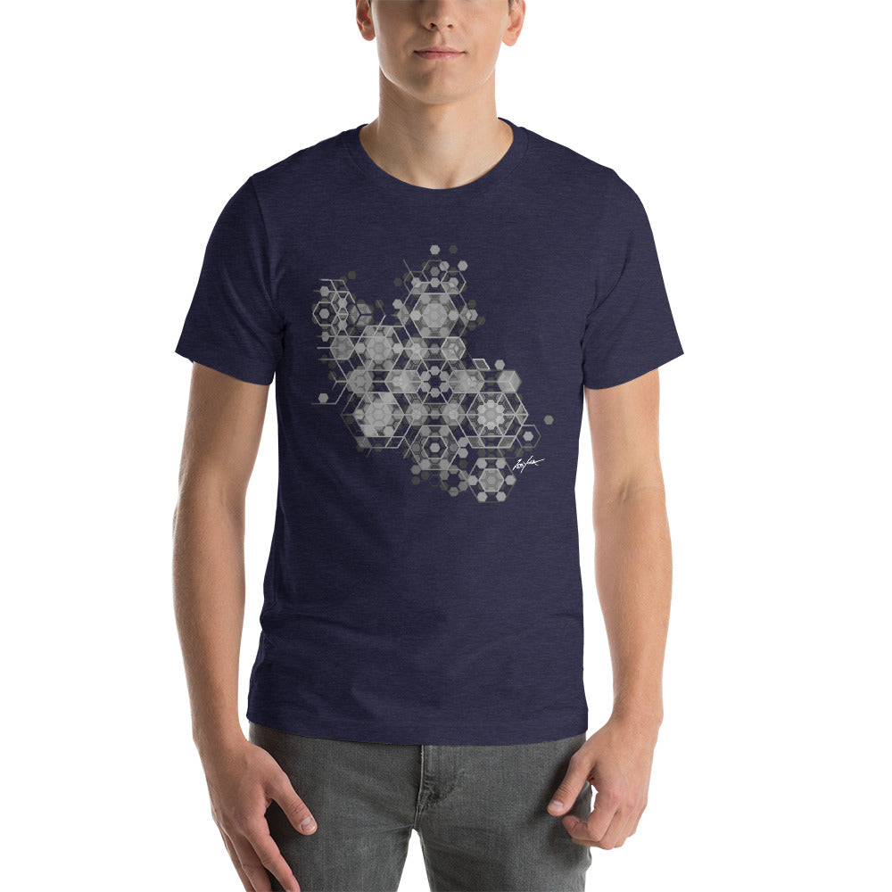 ZEB Yoga Tattoo Dark-Short-Sleeve Unisex T-Shirt