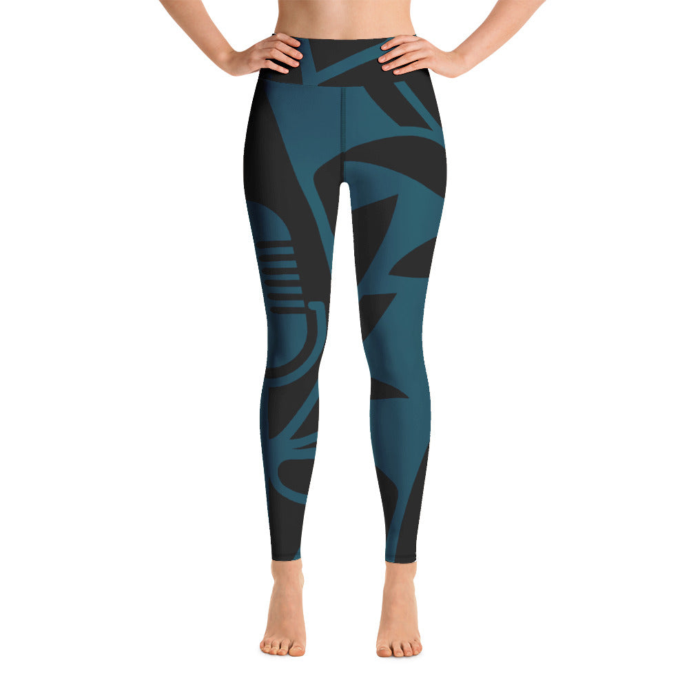 Dharma Talk Mic Blue Leggings